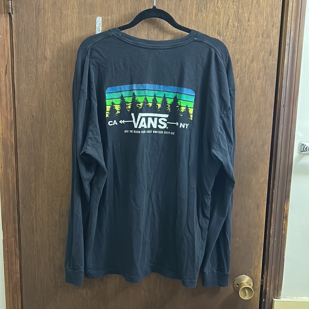Vans long sleeve shirt XL